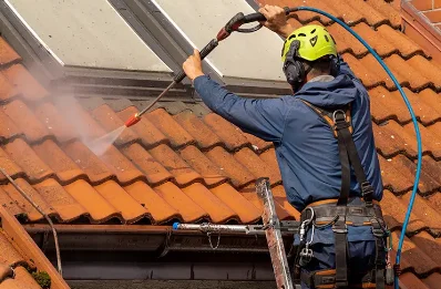 Démoussage et hydrofuge de toiture à Augignac